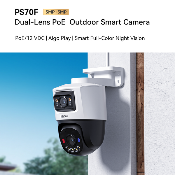 Imou PS70F 10MP - 3K Dual - Lens PoE Outdoor Camera