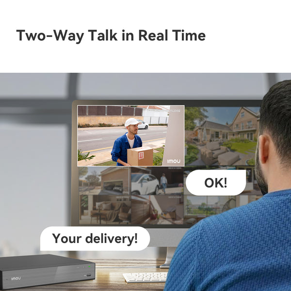 Imou 18-CH Wire Smart Network Video Recorder (NVR)
