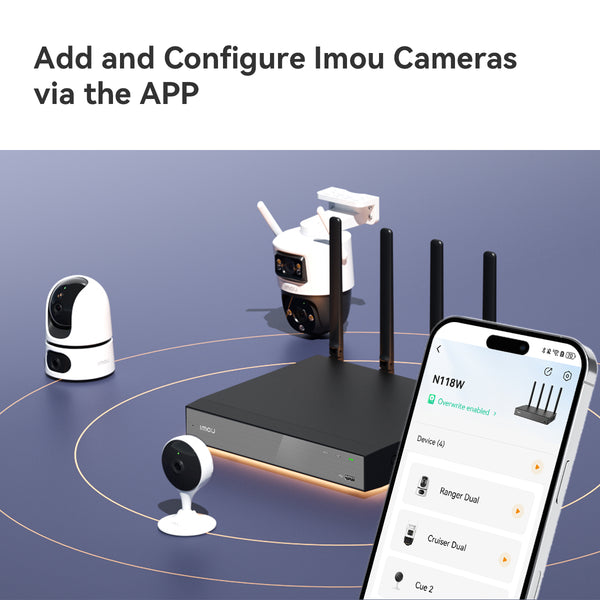 Imou 10-CH Wi-Fi Smart Network Video Recorder (NVR)