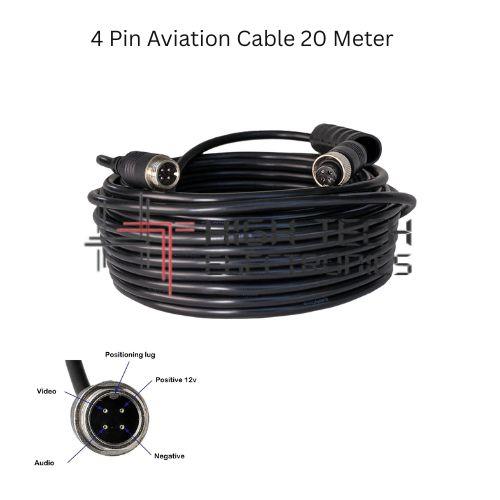 4 Pin Aviation Extension Cable 20 Meter