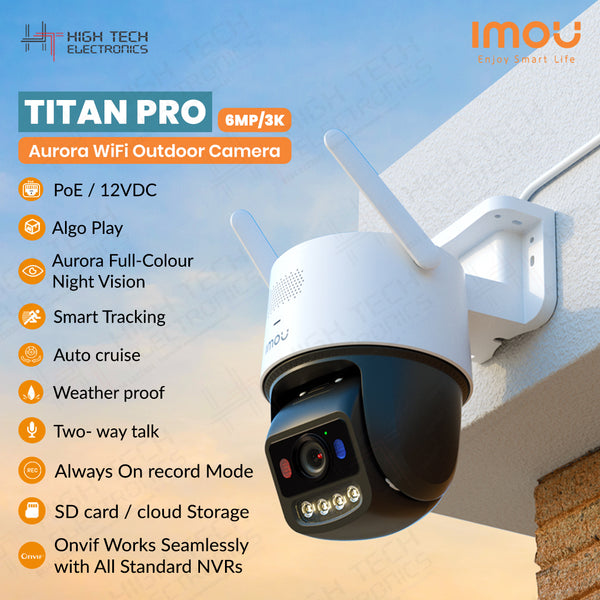 Imou Aurora Titan Pro 6MP - 3K WIFi / PoE Outdoor Camera