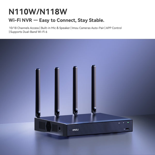 Imou 18-CH Wi-Fi Smart Network Video Recorder (NVR)