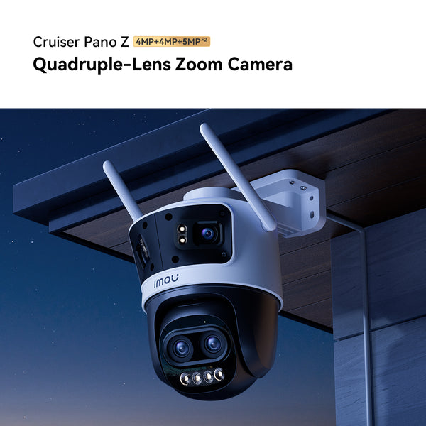 Imou Cruiser Pano Z3K - 4+4+5MP Quadruple - 12 x Zoom - Wi-Fi Outdoor Smart Security Camera