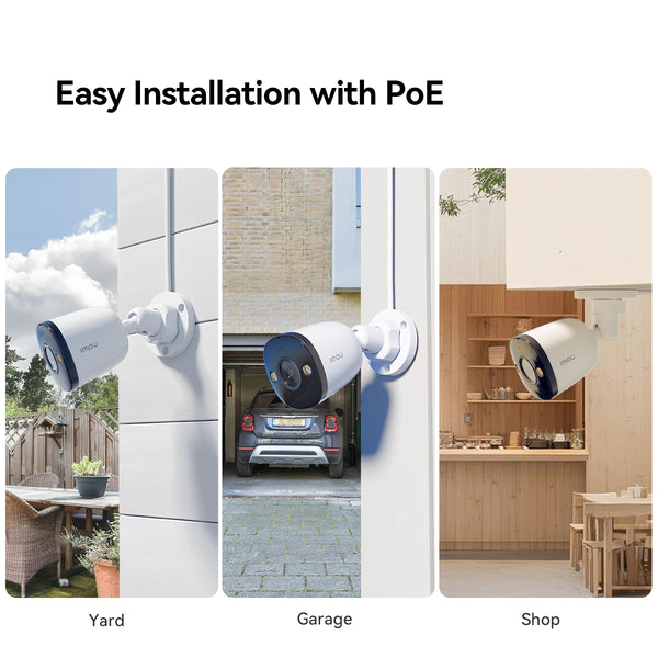 Imou PS3D 3MP - 2K PoE Outdoor Smart Camera