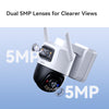 Imou AOV Dual 3K - 5MP + 5MP4G - SIM - WiFi - Solar - Battery Powered Outdoor Smart Security Camera