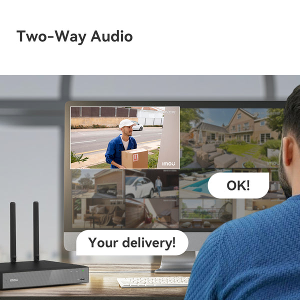 Imou 18-CH Wi-Fi Smart Network Video Recorder (NVR)