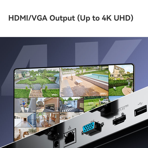 Imou 10-CH Wi-Fi Smart Network Video Recorder (NVR)