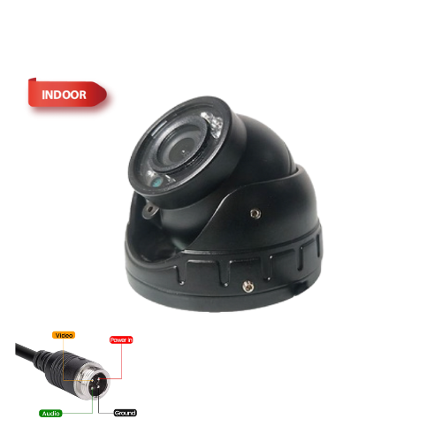 Mini Dome Camera 4 pin aviation