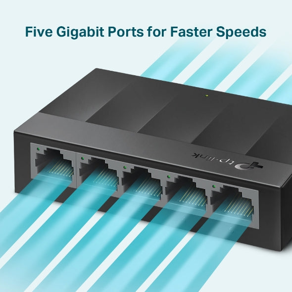 TP Link LS1005G 5-Port Gigabit Desktop NetworkSwitch