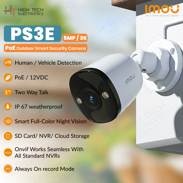 Imou PS3E 5MP - 3K PoE Outdoor Smart Camera