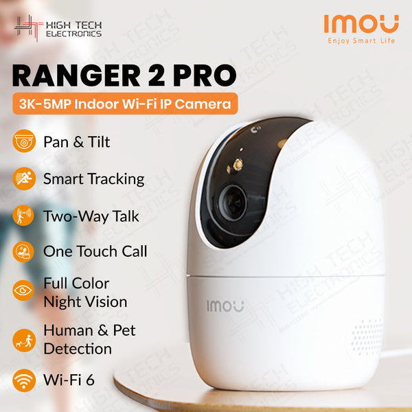 IMOU Ranger 2 Pro 3K - 5MP Wi-Fi Indoor Smart Security Camera