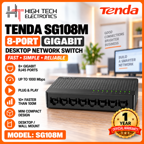 Tenda SG108M 8-Port Gigabit Desktop NetworkSwitch