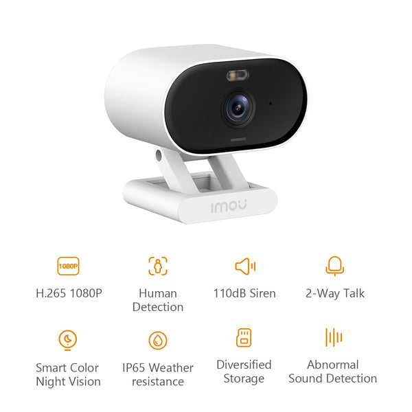 IMOU Versa 1080P 2MP Wi-Fi Indoor - Outdoor Smart Security Camera